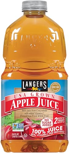 Image of Langers, Apple Juice, 64 Fl Oz Bottle