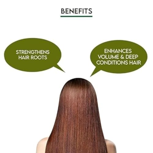 Image of Khadi 100% Pure & Natural Henna Powder - Organic Herbal Hair Color & Conditioner for Soft, Shiny & Strong Hair - 200g