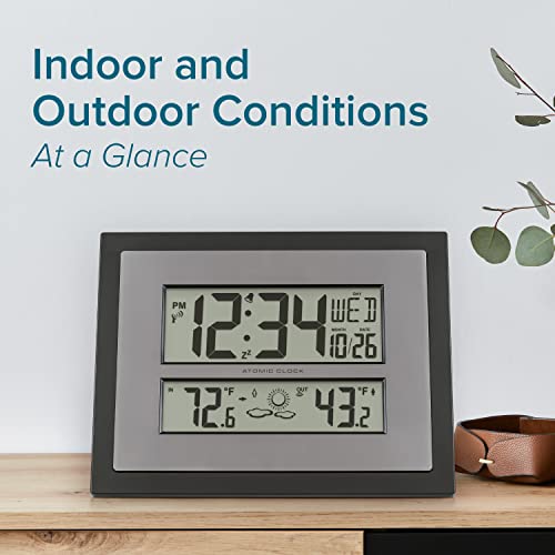 La Crosse Technology 512-65937-INT 512-85937-Int Atomic Digital Wall Clock thumb #1