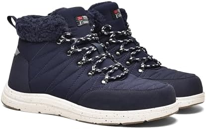 Bruno Marc Men's Winter Boots Outdoor Cold-Weather Warm Lightweight Walking Boots,Blue,Size 11,SBSB2311M | Image 6
