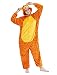 Halloween Onesie Costume Animal Cosplay Pajamas Unisex(Yellow, XL)