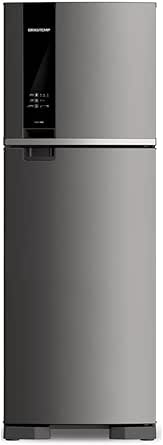 Geladeira Brastemp Frost Free Duplex 375 litros cor Inox com Espaço Adapt - BRM45JK 220V