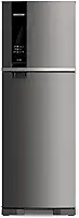 Geladeira Brastemp Frost Free Duplex 375 litros cor Inox com Espaço Adapt - BRM45JK 110V