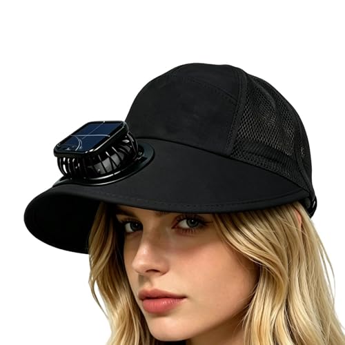 Chapeau de soleil avec ventilateur écologique pour activités de plein air