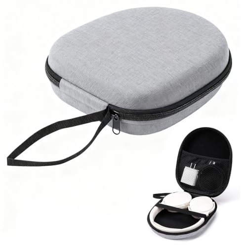 Housse Casque pour JBL Tune 510BT 520BT 770NC 760NC 720BT 710BT et JBL Live 670NC /770NC Sac de Voyage, Housse Protecteur Portable de Voyage, Sac de rangement pour écouteurs avec sac en filet (Gris)