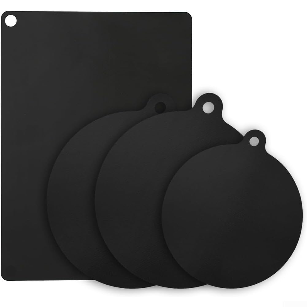 Induction Hob Protector Mat Silicone Kitchen Accessory Anti Scratch Pad for Pots Pans 280C Safe 4 Pieces