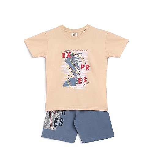 Image of HOMEGROWN Boys Cotton Nightsuits