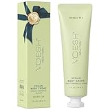 VOESH Vegan Body Creme, Skin Moisturizing Cream - Green Tea, K-Beauty Korean Skincare - 3oz