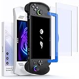 JSAUX Anti-Glare Screen Protector for ROG Xbox Ally/ROG Xbox Ally X (2025) / ROG Ally 2-Pack, Matte 9H Hardness Tempered Glass with Guide Frame, 7' Anti-Scratch Screen Protector for ASUS ROG Ally X