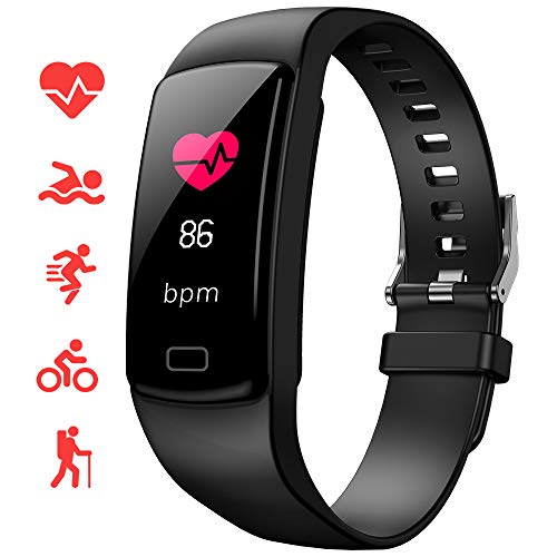 WISINNO Fitness Tracker with Heart Rate Watch, Activity Tracker Watch with Blood Pressure