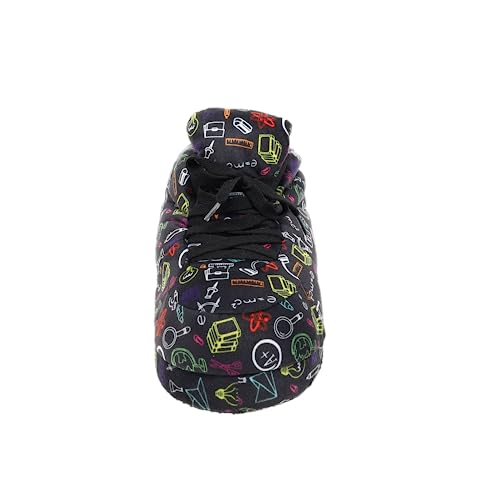 Image of Happy Feet Slippers Standard Sneaker Slippers for Men, Women, and Kids - Women Shoes, Gifts for Women, As Seen on Shark Tank - Classy Oversized House Slippers for Women with Non-Slip Rubber Soles