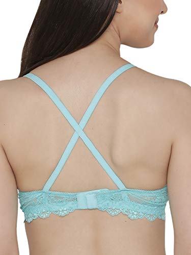 Image of Clovia Women's Lace Padded Non-Wired Multiway T-Shirt Bra