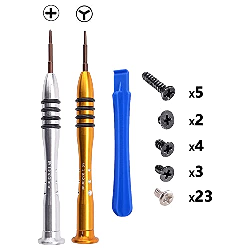 eXtremeRate Clear Black DIY Housing Shell for Nintendo Switch Console, Replacement Faceplate Front Frame for Nintendo Switch Console w/Volume Up Down Power Buttons - Console NOT Included - Image 7