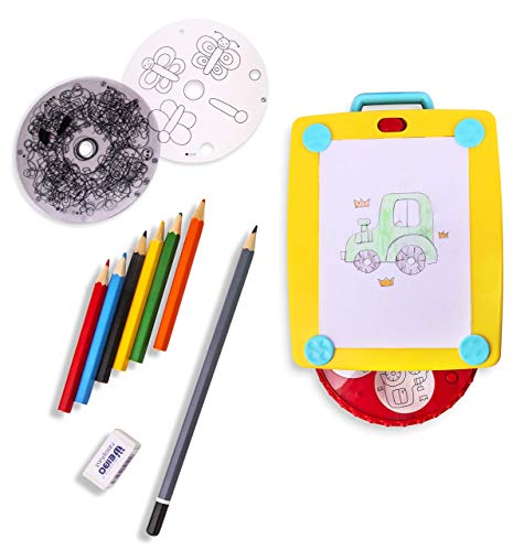 Playkidz Colorate Jr. Light Up Tracing Tablet, Creative Coloring Pad for Boys and Girls, Perfect Fun Birthday Gift for Kids of All Ages