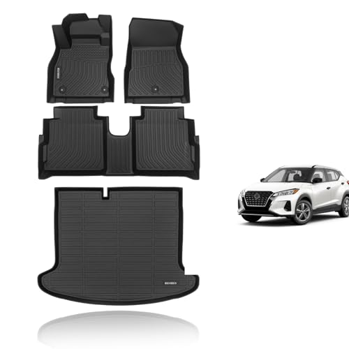 KELCSEECS Floor Mats & Cargo Liner Custom for Nissan Kicks