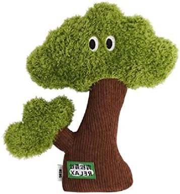 Juguete relleno en forma de árbol de pino para masticar los dientes, limpieza de gatos, entrenamiento interactivo resistente a las mordeduras para masticador agresivo, juguete interactivo para gatos