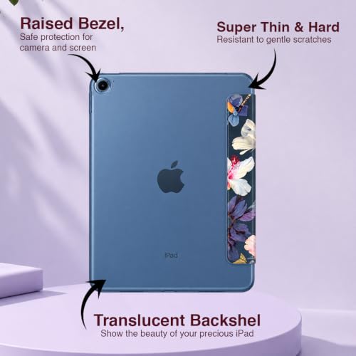 Image of MOCA [Translucent Back] Smart Case for iPad Air 2 (2014 Launched) A1566 A1567 iPad Flip Cover