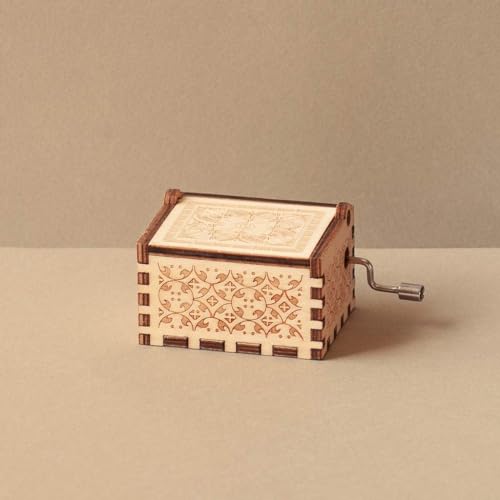 Image of Wooden Music Box (HP White) Gift for Birthday Parties Musical Toy