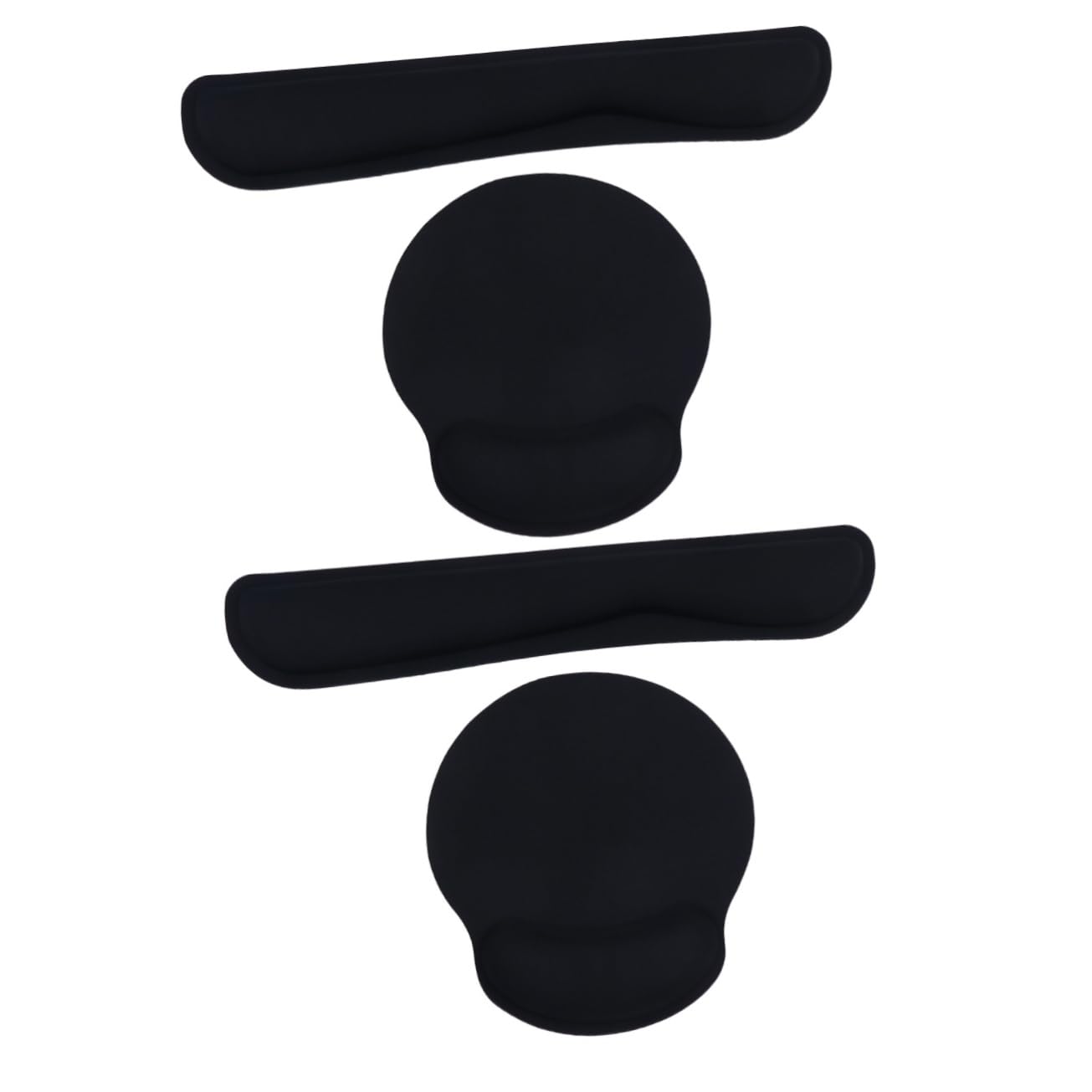 2sets Cuscini Per Memory Foam Poggiapolsi Ergonomici Per Tastiera e Mouse Comfort Ottimale Per Per e Mani