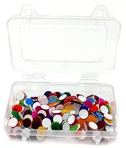 PADMAVATHI ENTERPRISES - Multicolor Bindis 3.5mm Forehead for Girls & Women - Pack Of 6 Box