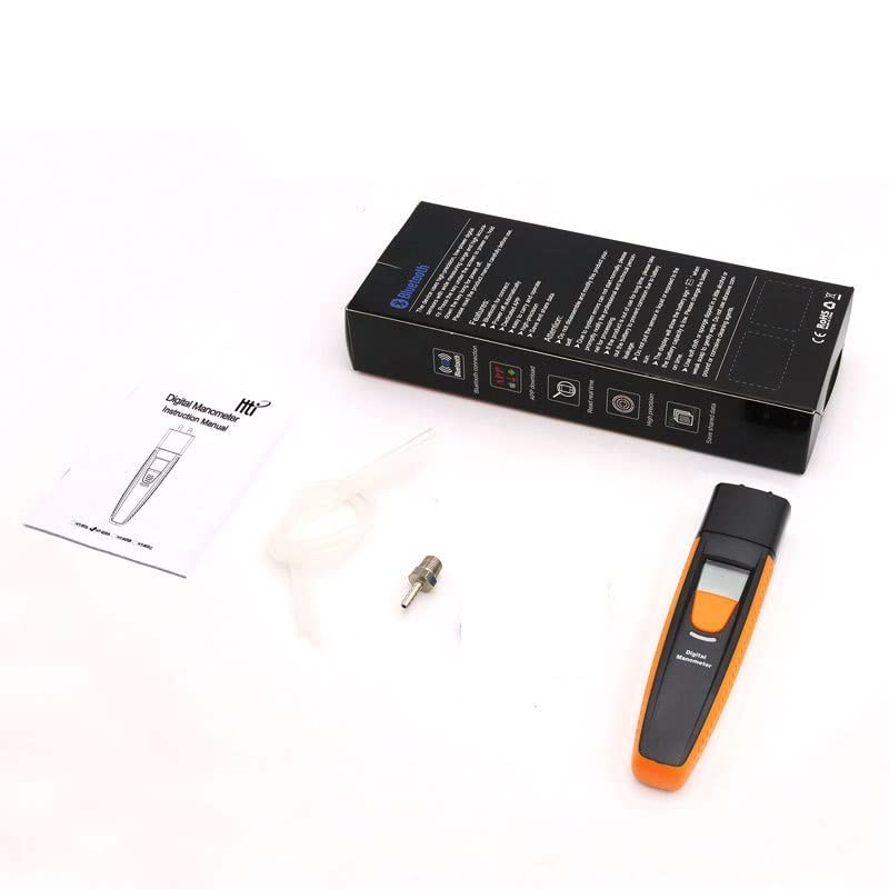 Manometro differenziale Portatile, manometro Digitale Portatile Bluetooth