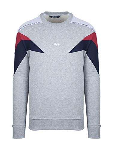 Unfair Athletics Herren Sweatshirt Hash Panel, Farbe:Grey, Größe:XL