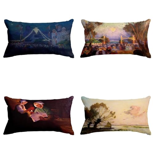 Housse de coussin rectangulaire 50x75 cm en satin coton lot de 4 - 2