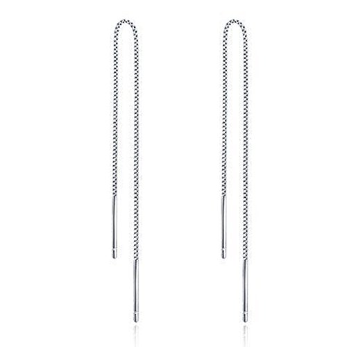 Preisvergleich Produktbild iszie Jewellery Einfädler-Ohrringe, Sterlingsilber 925, 15 cm,, für Damen