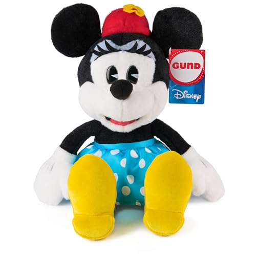 gund disney official minnie mouse classic plush mickey and friends deluxe collector stuffed animal for ages 1 and up blackwhite 14
