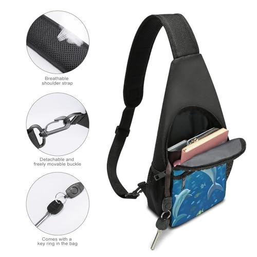 Mochila Sling bag pequeña para mujer y hombre miniatura 3