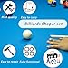 Mauts-inus 11-in-1 Billiards Pool Cue Tip Shaper, Large and Small Pool Cue Tips Kit, Pool Cue Shaper