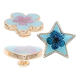 OFFIGAM 3 Stück Verschleißfeste Legierung Uhrenarmband Nägel Filigraner Schmuckstil Kompatibel mit Smartwatch Armbändern Langlebig und Verblasst für Familien und Freunde