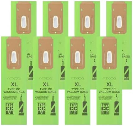 Bolsas Aspiradora Oreck XL - Pack 20 Unidades, Filtración H11, 630 Pulgadas Cúbicas