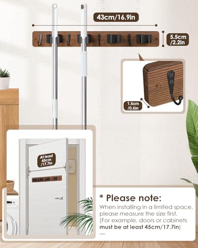 Broom-Holder-Wall-Mount-4-Holders-4-Hooks-Mop-and-Broom-Organizer-Mop-Holder-Wall-Mount-and-Broom-Hanger-for-Garage-Laundry-Room-Kitchen-and-Utility-Storage