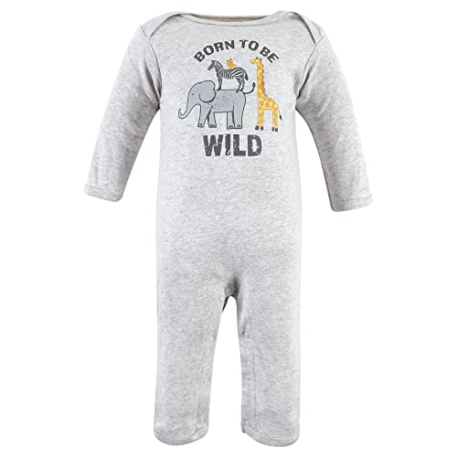 Image of Hudson Baby Baby Cotton Union Suit, 3 Pack