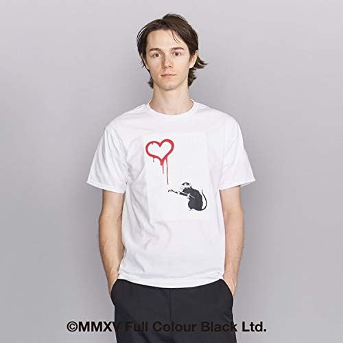 Amazon ビューティ ユース ユナイテッドアローズ メンズ Beauty Youth 別注 Brandalised Love Rat Tee Tシャツ White Small Tシャツ カットソー 通販