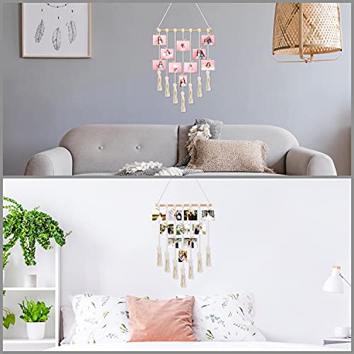 BELLE VOUS Macrame Appendi Foto con Mollette - 40