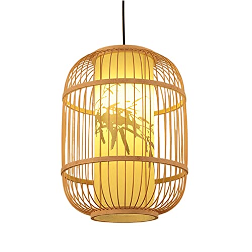 Panier bambou et osier style chinois tressé à la main pour rangement