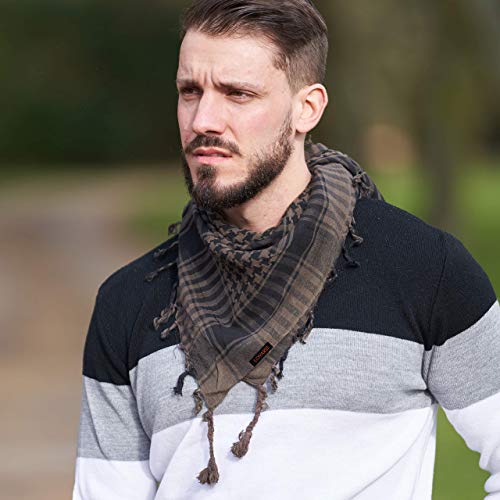 Image of LOVARZI Desert Shemagh Scarf - Stylish & Versatile Fashion Scarf for Men & Women of All Ages