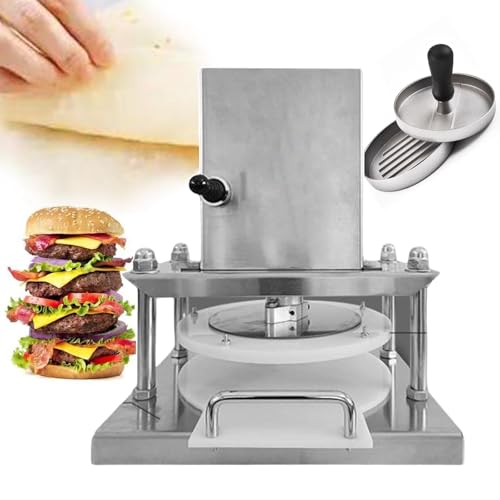 UMJIGF 8.6in & 9.8in Pizza Dough Press Machine w/Meat Press, Pizza Forming Machine Pizza Maker Electric Pie Press for Bread Molds, Pie Crusts, Strong Waterproofness, Long Service Life,22c,25cm