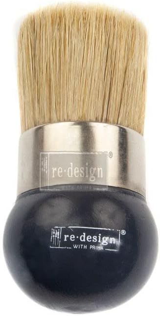 Redesign Tools Waxbrush#2 2" Round for Wall Decals DIY Wallpaper Wall Stickers Murals Decor for Table Decor