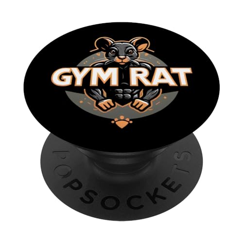 Funny Workout Lifting Fitness Gym Rat Gym PopSockets PopGrip Intercambiabile