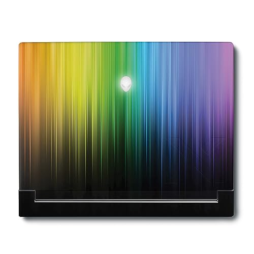 Image of MightySkins Skin Compatible with Alienware X16 R1 (2023) Full Wrap Kit - Rainbow Streaks | Protective, Durable, and Unique Vinyl Decal wrap Cover | Easy to Apply & Change Styles | Made in The USA