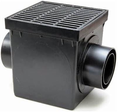 NDS 1200BKITRTL Double Outlet Catch Basin Kit, 12-In. x 12-In. - Quantity 1