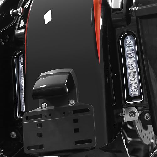 Green-L Alforja LED Inserts Support Light con luces de marcha, freno y señal para Harley Touring Road King Street Glide Electra Glide Ultra 2014-2024 miniatura 5