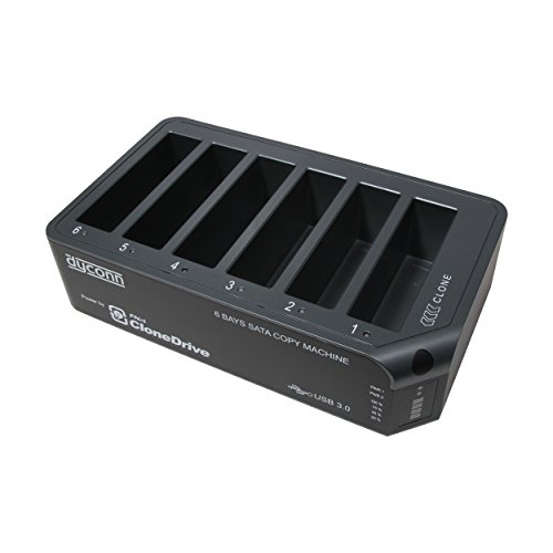 image for Dyconn Dubbler Dock Pro+ USB 3.0 6-Bay 1:5 Hard Drive Duplicator 2.5/3