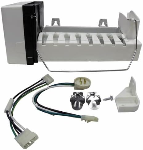 Compatible Refrigerator Ice Maker with Whirlpool ED27PEXHB02, ED27DQXBB02, ET8AHMXRQ00, ED25DQXAW00, ED2PHEXNQ00, W8RXEGMWL01, ER8YHMXSQ00 models