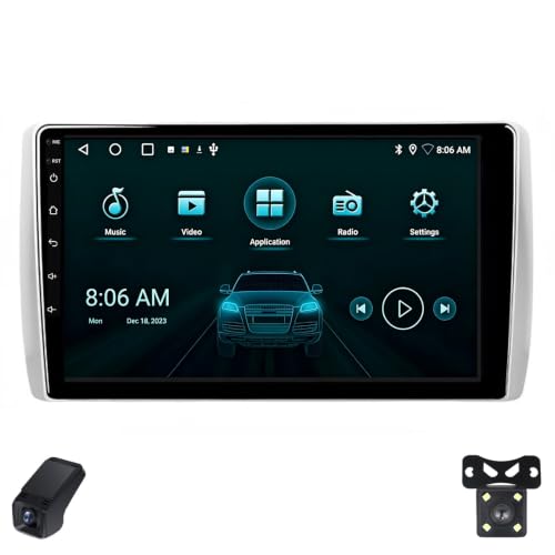 Genérico Autoestéreo para Toyota ist XP110 2007-2016 Android CarPlay con Pantalla táctil de 9 Pulgadas 1280×720 Autoestéreo/SWC/Bluetooth 5.0/FM Am RDS DSP/Wi-Fi/4G LTE/GPS/ADAS DVR(L20)