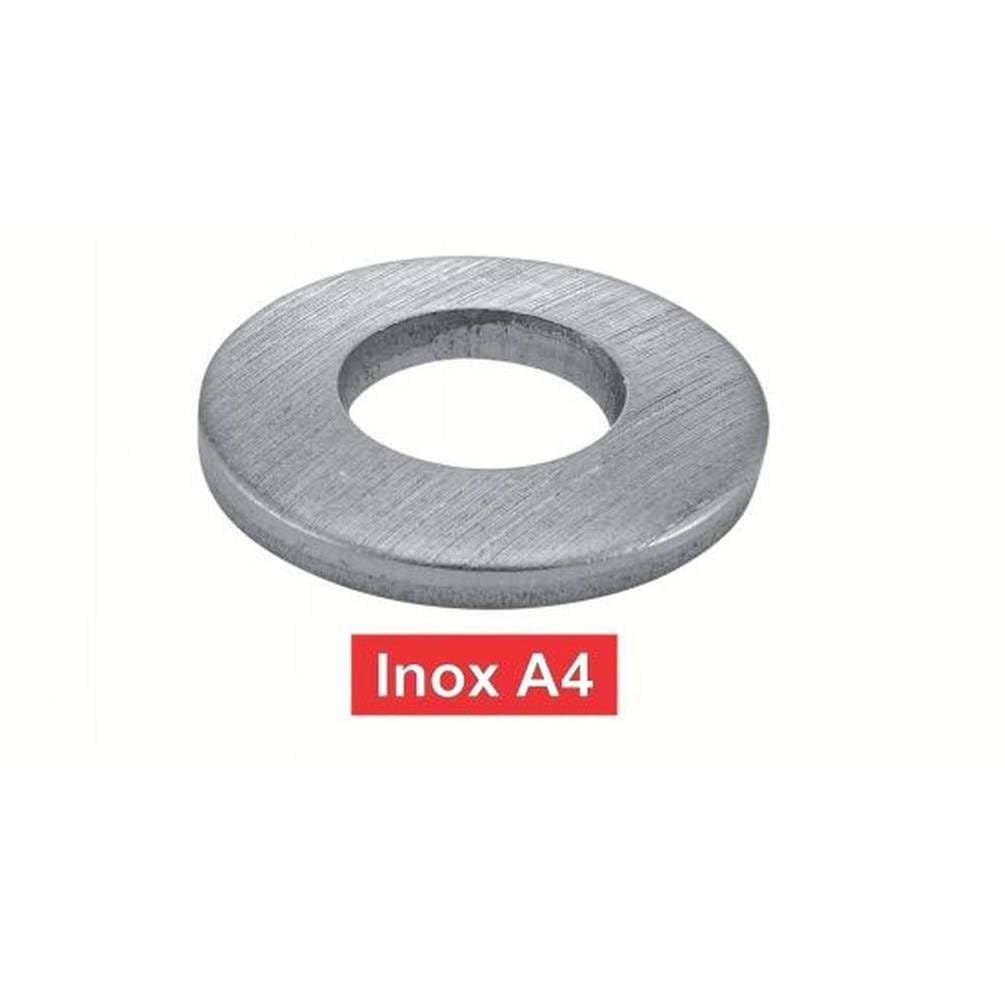 100 rondelle elastiche coniche statiche, 10 mm, DIN 6796, in acciaio inox A4, D-Work
