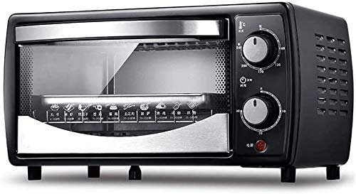 Kompakter Mini-Elektro-Ofen, Mini-Ofen und Grill mit Doppel-Herdplatten, Mini-Ofen mit Elektrogrill, Mini-Haushalts-Backofen, 30 Minuten Drehzeit, 12